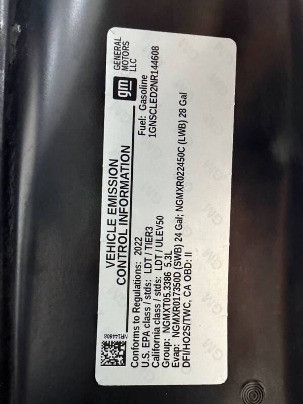 2022 Chevrolet Tahoe