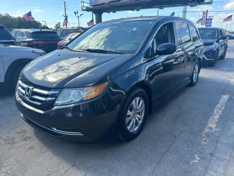 2015 Honda Odyssey for sale at America Auto Wholesale Inc in Miami FL