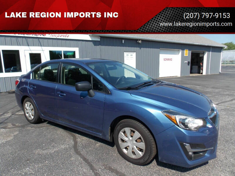 2015 Subaru Impreza for sale at LAKE REGION IMPORTS INC in Westbrook ME