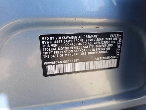 2013 Volkswagen CC Lux PZEV