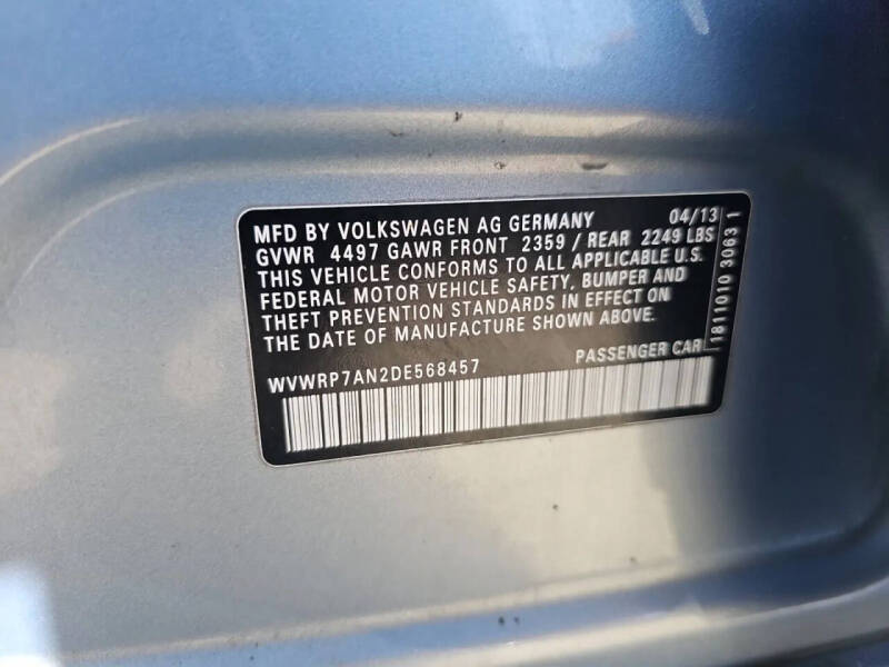 2013 Volkswagen CC Lux PZEV