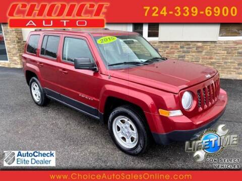 2015 Jeep Patriot for sale at CHOICE AUTO SALES in Murrysville PA