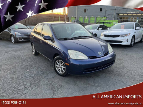 2002 Toyota Prius for sale at All American Imports in Alexandria VA