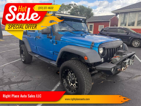 2015 Jeep Wrangler Unlimited for sale at Right Place Auto Sales LLC in Indianapolis IN