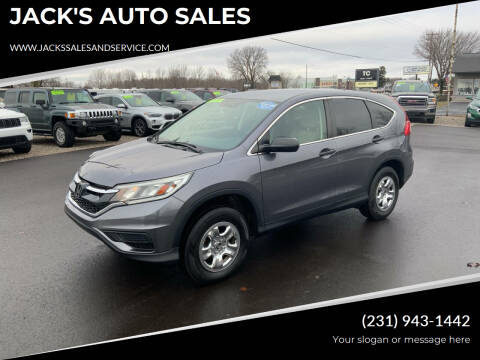 2016 Honda CR-V for sale at JACK'S AUTO SALES in Traverse City MI