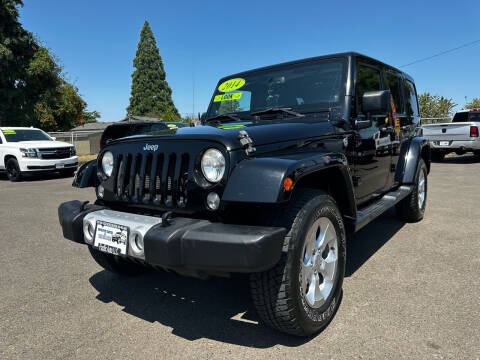 2014 Jeep Wrangler Unlimited for sale at Pacific Auto LLC in Woodburn OR