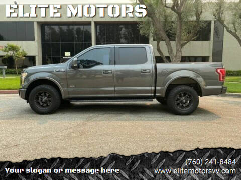 2015 Ford F-150 for sale at ELITE MOTORS in Victorville CA