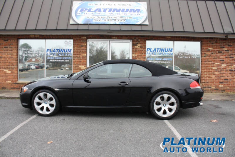 2005 BMW 6 Series for sale at Platinum Auto World in Fredericksburg VA