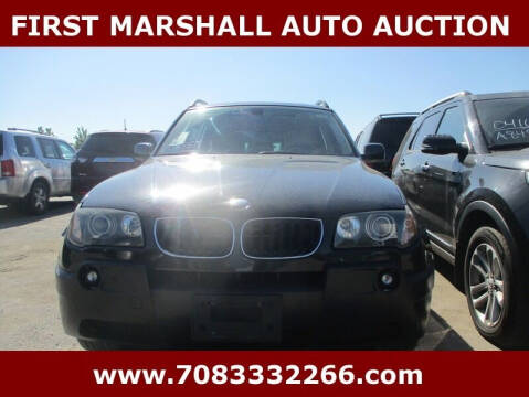 2005 BMW X3 for sale at First Marshall Auto Auction in Harvey IL