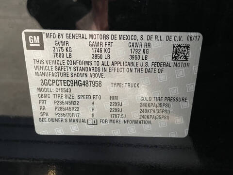 2017 Chevrolet Silverado 1500 High Country