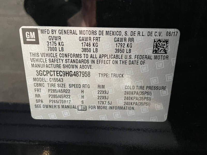 2017 Chevrolet Silverado 1500 High Country