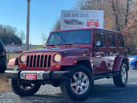 2013 Jeep Wrangler Unlimited for sale at A&M Auto Sales in Edgewood MD