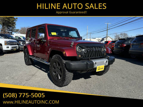 2012 Jeep Wrangler Unlimited for sale at HILINE AUTO SALES in Hyannis MA
