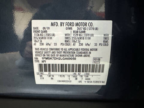 2020 Ford Explorer XLT