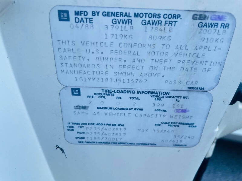 1988 Chevrolet Corvette