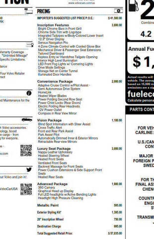 2018 Volvo XC60 T5 Inscription