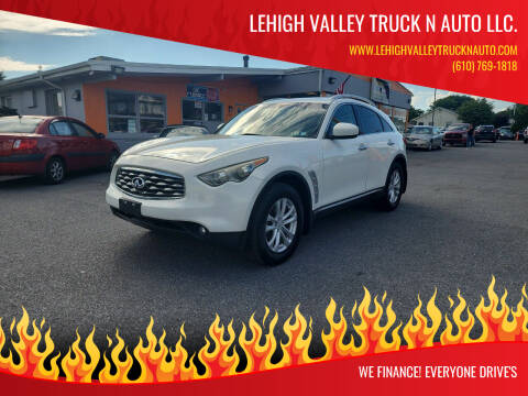 2010 Infiniti FX35 for sale at Lehigh Valley Truck n Auto LLC. in Schnecksville PA