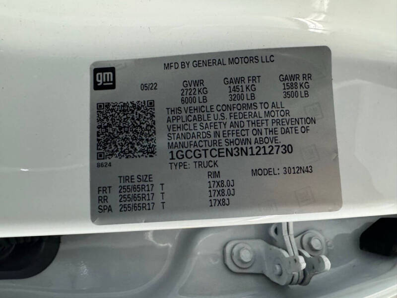 2022 Chevrolet Colorado