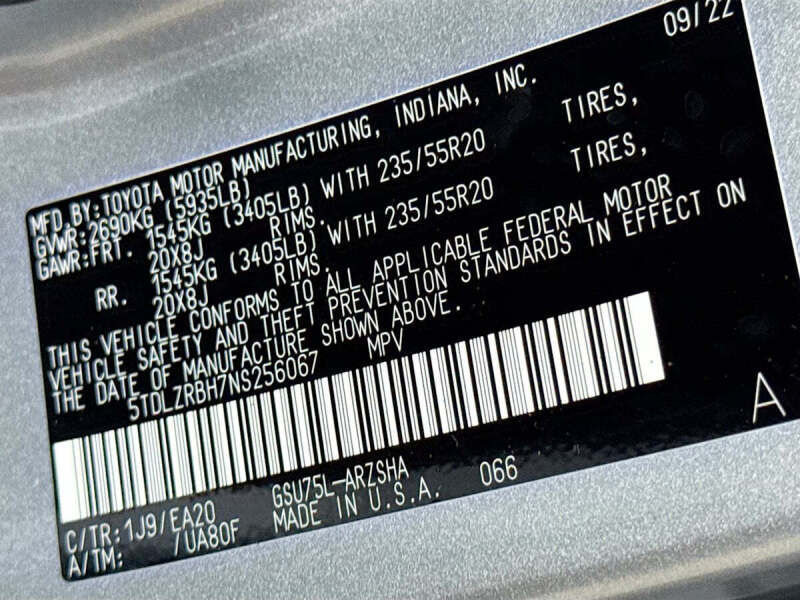 2022 Toyota Highlander XSE