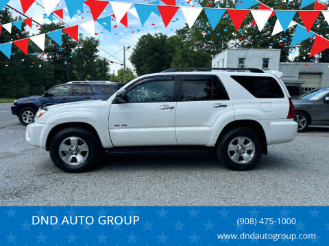 2008 Toyota 4Runner for sale at DND AUTO GROUP in Belvidere NJ