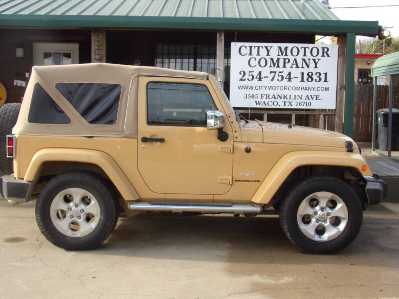 2014 Jeep Wrangler for sale at CITY MOTOR COMPANY in Waco TX