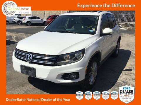 2014 Volkswagen Tiguan for sale at Dallas Auto Finance in Dallas TX