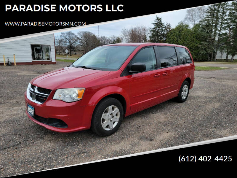 2012 Dodge Grand Caravan for sale at PARADISE MOTORS LLC in Cambridge MN