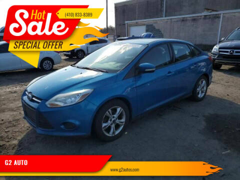 2014 Ford Focus for sale at G2 AUTO in Finksburg MD