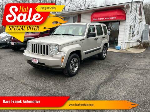 2008 Jeep Liberty for sale at Dave Franek Automotive in Wantage NJ