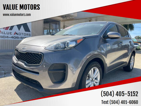 2019 Kia Sportage for sale at VALUE MOTORS in Kenner LA