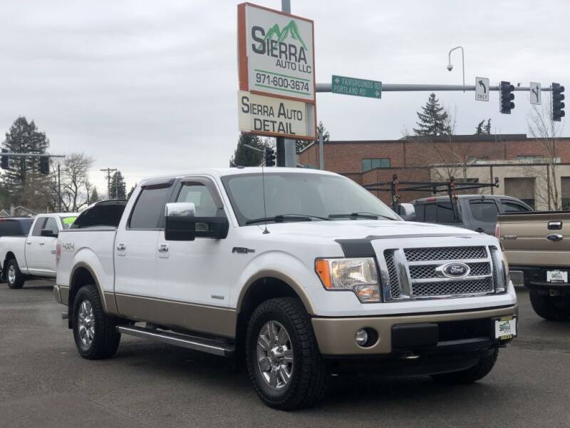 2012 Ford F-150 for sale at SIERRA AUTO LLC in Salem OR