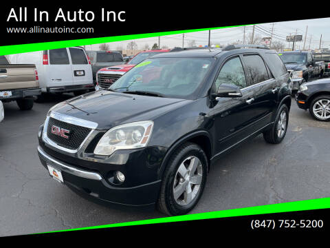 2010 GMC Acadia for sale at All In Auto Inc in Palatine IL
