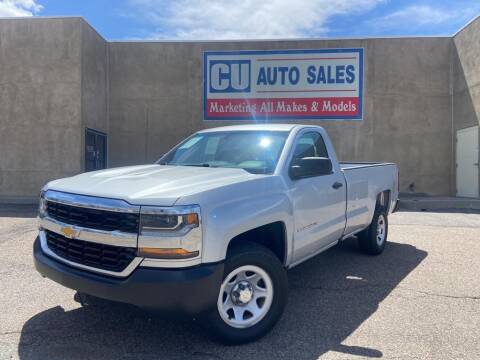 2016 Chevrolet Silverado 1500 for sale at C U Auto Sales in Albuquerque NM