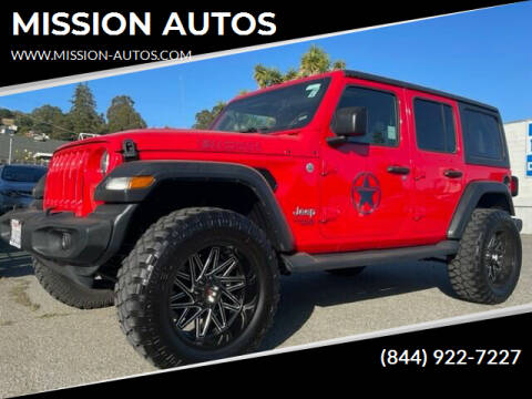 2019 Jeep Wrangler Unlimited for sale at MISSION AUTOS in Hayward CA