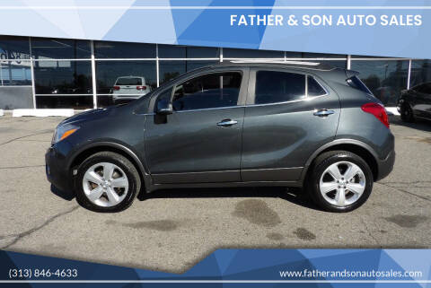 2016 Buick Encore for sale at Father & Son Auto Sales in Dearborn MI