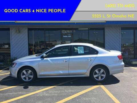 2011 Volkswagen Jetta for sale at Good Cars 4 Nice People in Omaha NE