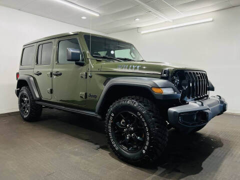2021 Jeep Wrangler Unlimited for sale at Champagne Motor Car Company in Willimantic CT