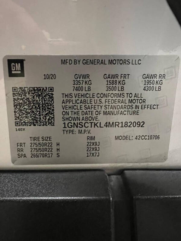 2021 Chevrolet Tahoe High Country