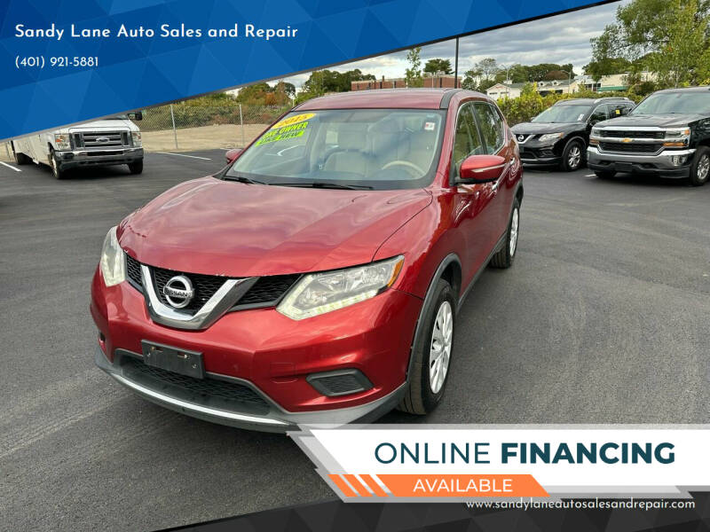 2015 Nissan Rogue for sale at Sandy Lane Auto Sales and Repair in Warwick RI