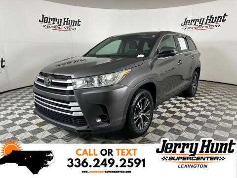 2019 Toyota Highlander for sale at Jerry Hunt Supercenter in Lexington NC