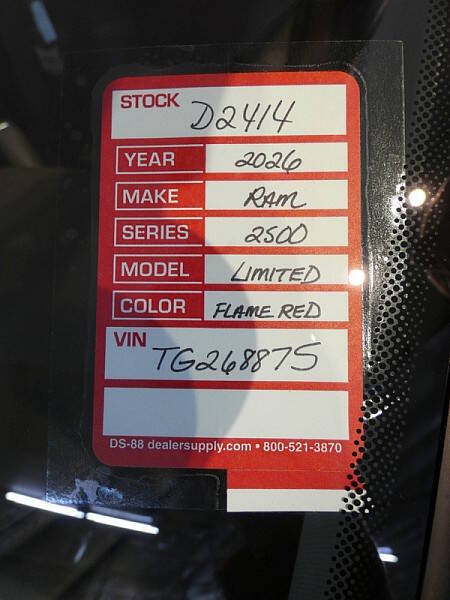 2026 RAM 2500