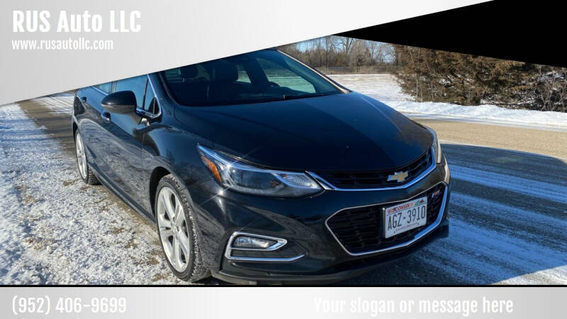 2016 Chevrolet Cruze for sale at RUS Auto LLC in Shakopee MN