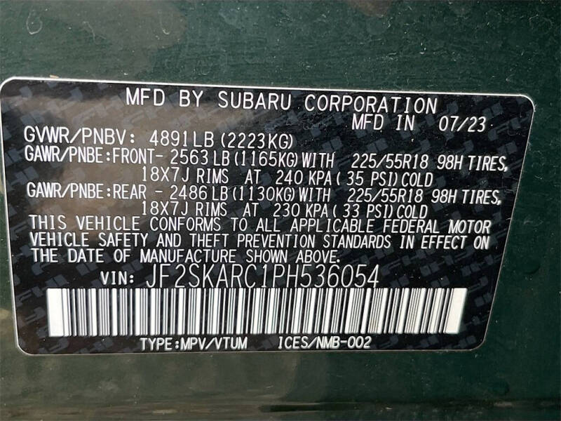 2023 Subaru Forester Touring