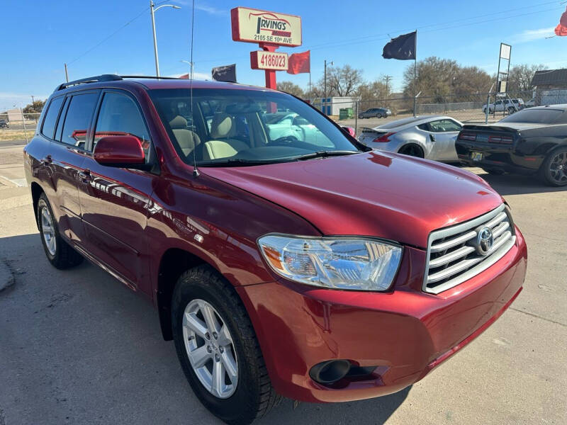 2008 Toyota Highlander for sale at Irving's Motors in Amarillo TX