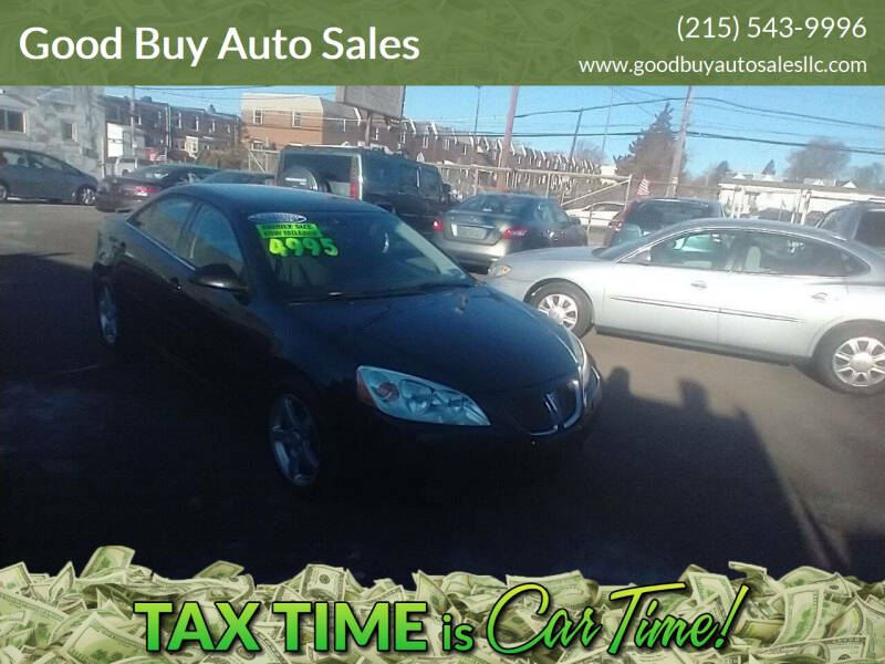 2007 Pontiac G6 for sale at Good Buy Auto Sales in Philadelphia PA