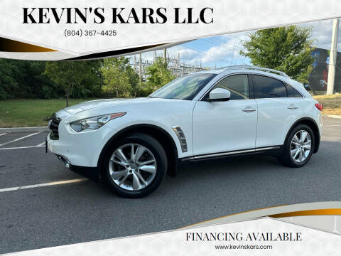 2012 Infiniti FX35 for sale at Kevin's Kars LLC in Richmond VA