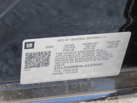 2020 Chevrolet Sonic LT