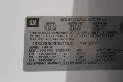 2017 GMC Yukon XL SLT