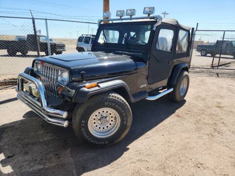 1989 Jeep Wrangler for sale at PYRAMID MOTORS - Pueblo Lot in Pueblo CO