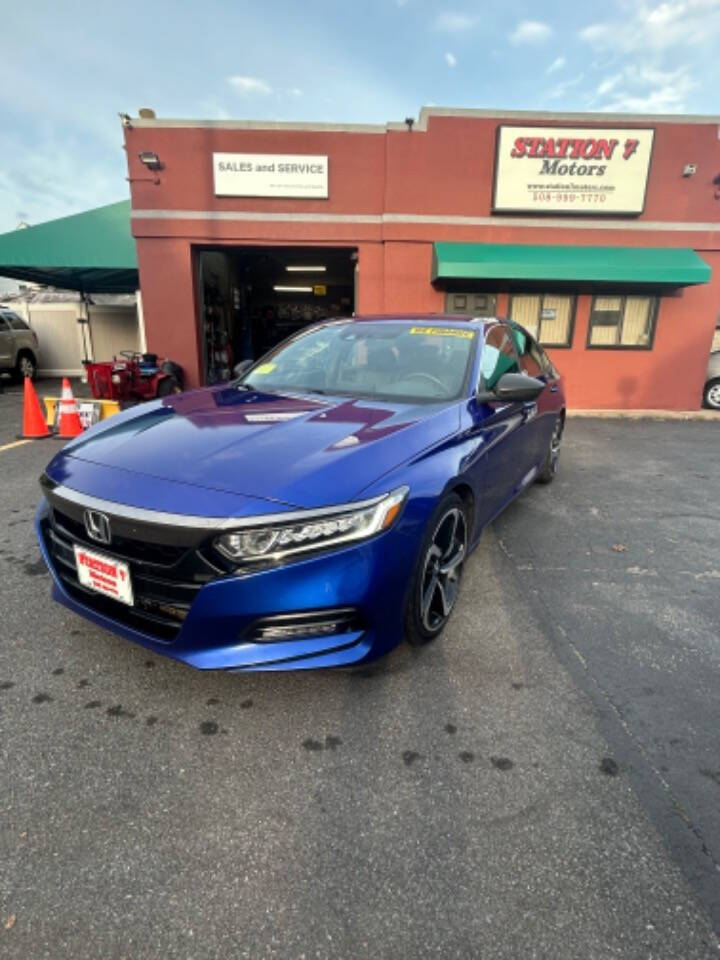 2018 Honda Accord for sale at STATION 7 MOTORS in New Bedford, MA